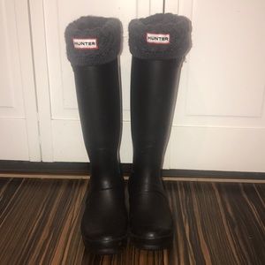 HUNTER socks size mm (US 5-7) in gray